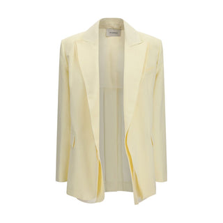 Blazer bicolor de viscosa