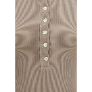 Beige Cotton T-Shirt