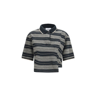 Black Cotton Polo Shirt