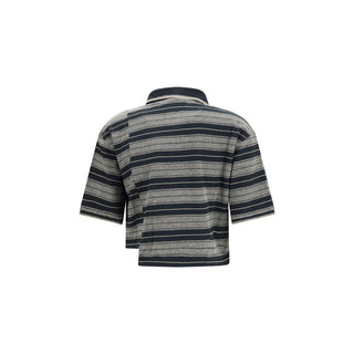Black Cotton Polo Shirt