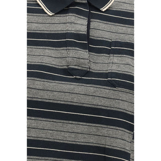 Black Cotton Polo Shirt