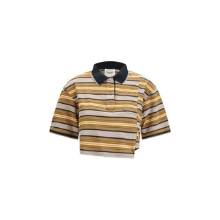 Beige Cotton Polo Shirt