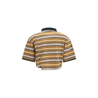 Beige Cotton Polo Shirt