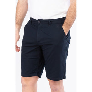 Blue Cotton Bermuda Shorts