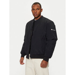 Schwarzer Polyamid-Blouson