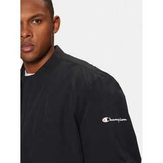Schwarzer Polyamid-Blouson