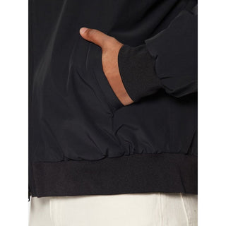 Schwarzer Polyamid-Blouson