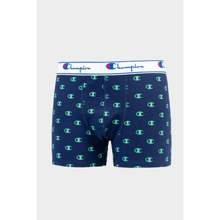 Boxers de algodón azul