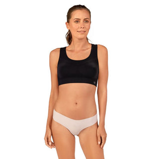 Black Polyamide Sport Bra