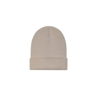 Beige Marabou Beanie