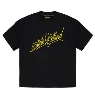 Camiseta de algodón negro