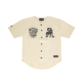 Camisa blanca de algodón de manga corta