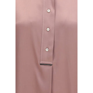 Multicolor Silk Shortsleeve Shirt