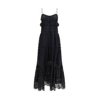 Black Cotton Casual Dress