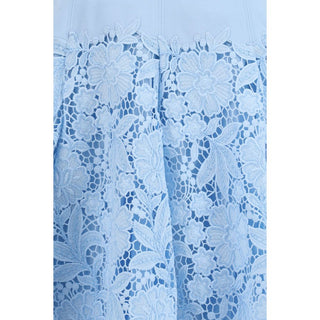 Blaues Freizeitkleid aus Polyester