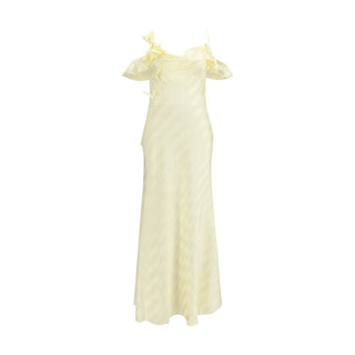 Vestido casual bicolor de poliéster