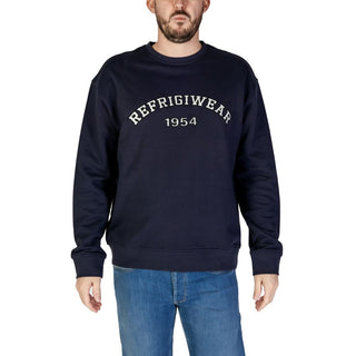Blaues Baumwoll-Sweatshirt