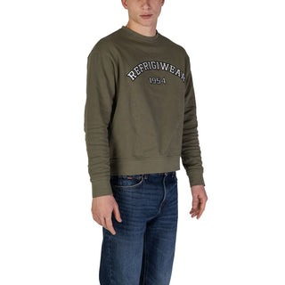 Grünes Baumwoll-Sweatshirt