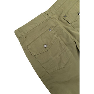 Grüne Bermuda-Shorts aus Baumwolle
