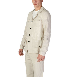 Beige Linen Blazer