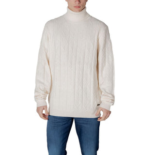 Cream Polyester Turtleneck