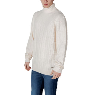 Cream Polyester Turtleneck