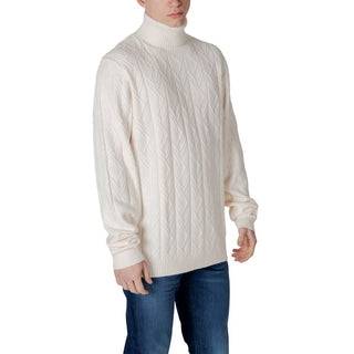 Cream Polyester Turtleneck