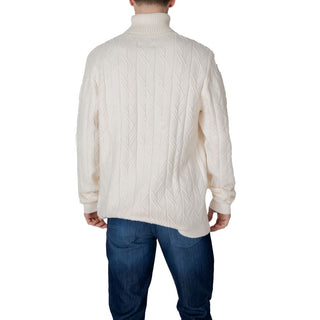 Cream Polyester Turtleneck