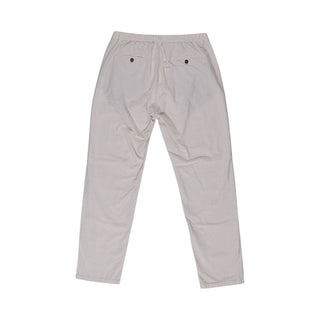 Pantalones casuales de algodón beige  