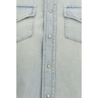 Blaues Jeanshemd