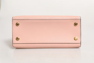 Handtasche City Steamer aus pinkfarbenem und schwarzem Leder