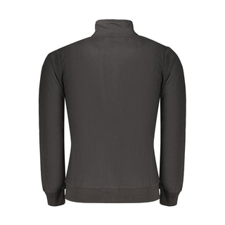 Black Cotton Men's Sweatshirt