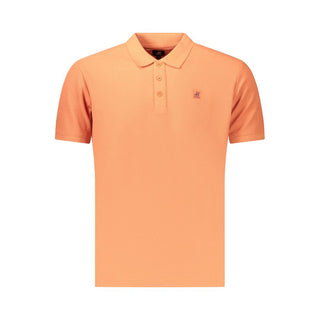 Orange Cotton Men's Polo Shirt