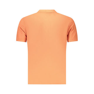 Orange Cotton Men's Polo Shirt