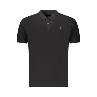 Black Cotton Men's Polo Shirt