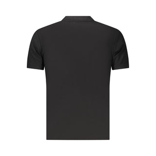 Black Cotton Men's Polo Shirt