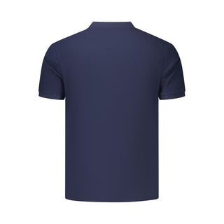 Blue Cotton Men's Polo