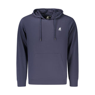 Sudadera azul de algodón para hombre