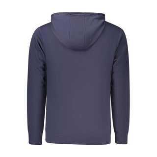Sudadera azul de algodón para hombre