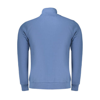 Blue Cotton Mens Sweatshirt