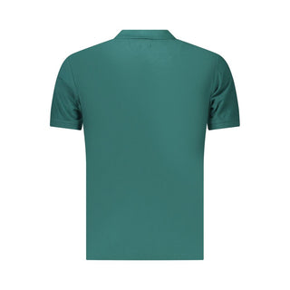 Grünes Herren-Polohemd aus Baumwolle