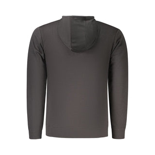 Black Cotton Men's Hoodie