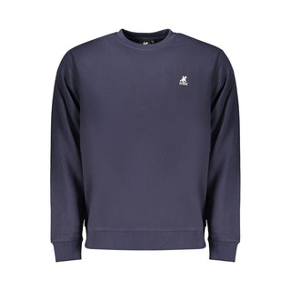 Blue Cotton Men Sweatshirt