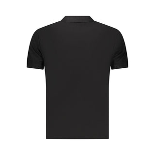 Black Cotton Men's Polo