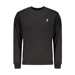 Sudadera de algodón negra para hombre