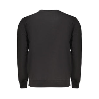 Sudadera de algodón negra para hombre