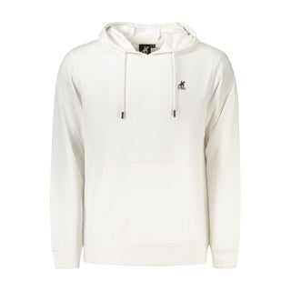 White Cotton Men Sweatshirt