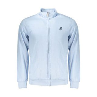 Sudadera de algodón azul para hombre