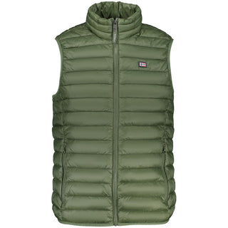 Verde Polyester-Herrenweste