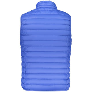 Blaue Herrenweste aus Polyester